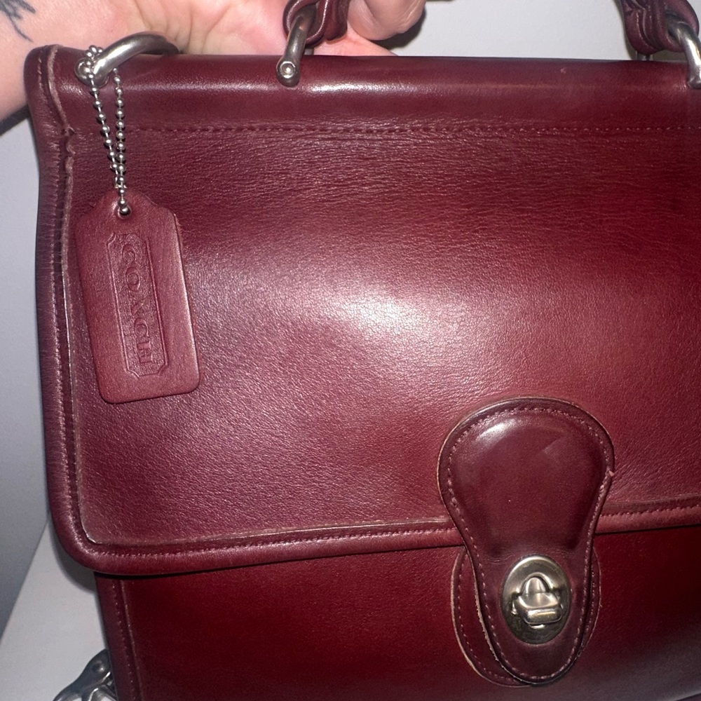 Rare Vintage Coach Willis! Currant and Nickel! - Picture 12 of 13